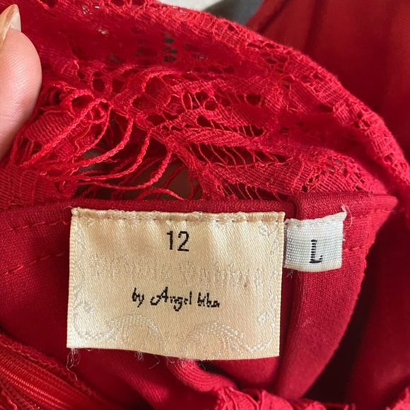 Red Cocktail Dress - Picture 2 of 6